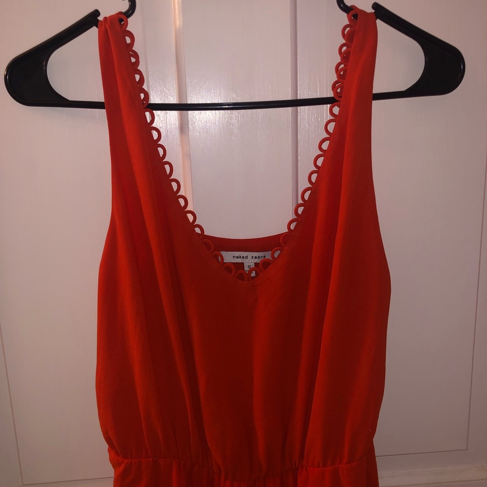 {Naked Zebra} Orange Dress